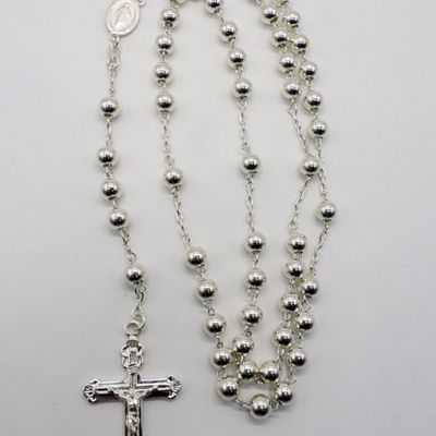 Sale Photo Thumbnail #81: Italian Sterling Rosary