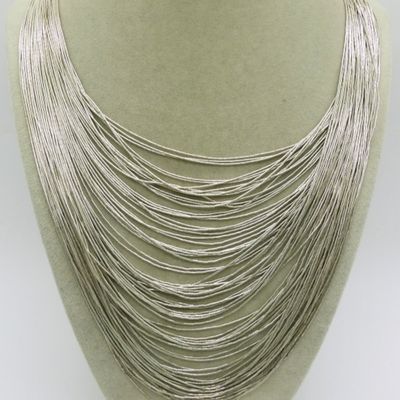 Sale Photo Thumbnail #382: Liquid Sterling 18" Necklace