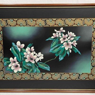 Sale Photo Thumbnail #189: Large Flower Painting By Franco