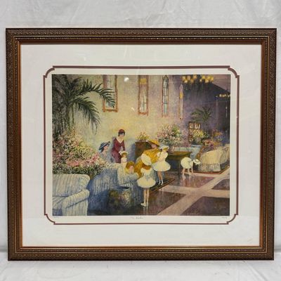 Sale Photo Thumbnail #2: Joseph Dawley The Break Limited Edition Lithograph Framed