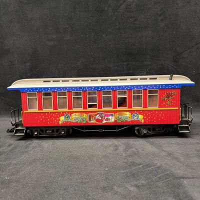Sale Photo Thumbnail #434: LGB Seasons Greetings Christmas G Scale Old Time Passenger Car