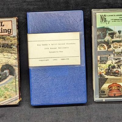 Sale Photo Thumbnail #144: Model Railroading Gauge Convention Dynamite Run VHS Tapes