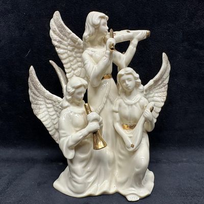 Sale Photo Thumbnail #482: Lenox heavenly Trio Angel Musicians Porcelain Figurine