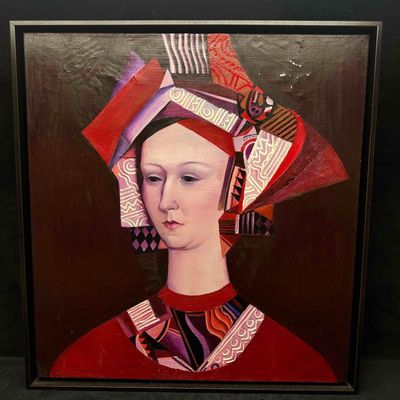 Sale Photo Thumbnail #269: Original Fathulla Shakirov Framed Oil On Canvas