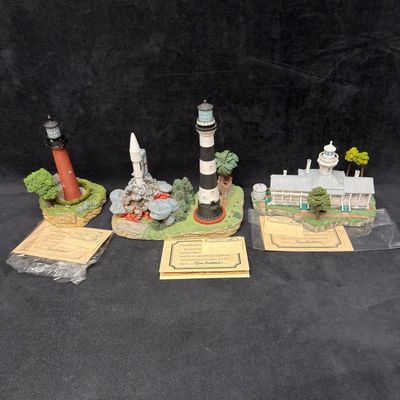 Sale Photo Thumbnail #371: Harbour Lights Florida Lighthouse Landmark Figurines Cedar Keys