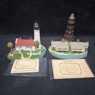 Sale Photo Thumbnail #409: Harbour Lights Florida Lighthouse Landmark Figurines St. Marks and Sanibel Island
