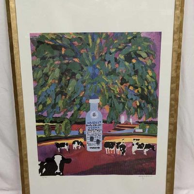 Sale Photo Thumbnail #99: S&N Woody Jackson Absolut Statehood: Vermont Print