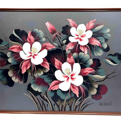 Sale Photo Thumbnail #25: Large Lee Reynolds Original Oil On Canvas