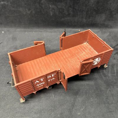 Sale Photo Thumbnail #422: LGB G Scale Santa Fe ATSF 492715 Gondola Freight Car Train