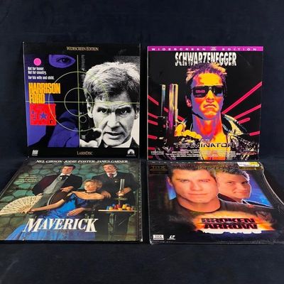 Sale Photo Thumbnail #454: Lot of 4 Laserdisc Movies