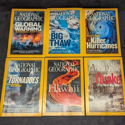 Sale Photo Thumbnail #289: 6 Extreme Weather National Geographic Magazines
