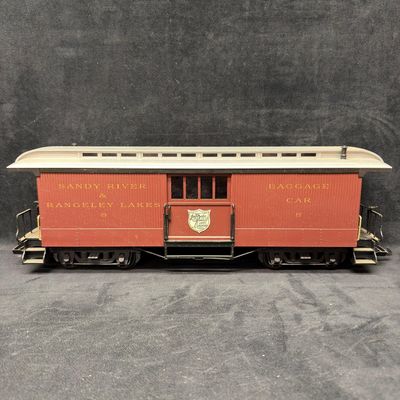 Sale Photo Thumbnail #425: LGB 33840 G Scale Sandy River and Rangeley Lake Baggage Car #8 Lehmann