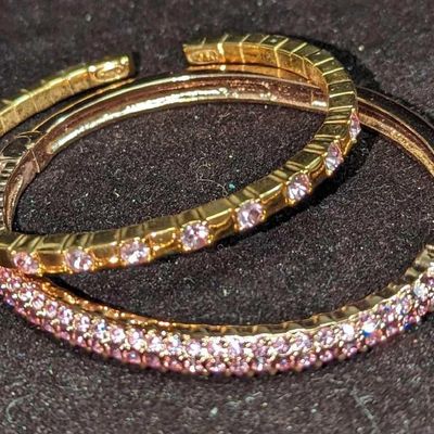 Sale Photo Thumbnail #65: Norman Miller & Unmarked Gold Plated Bracelets