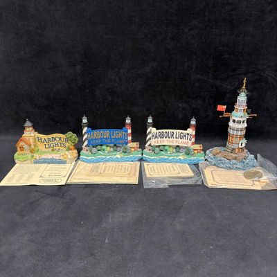 Sale Photo Thumbnail #410: 4 Harbour Lights Lighthouse Collectibles Special Event and Anniversary Editions