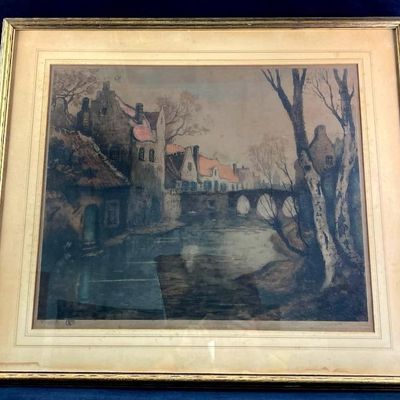 Sale Photo Thumbnail #279: Attelburn Village Scene Print