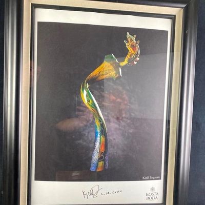 Sale Photo Thumbnail #249: Kosta Boda Art Glass Kjell Engman Signed Print