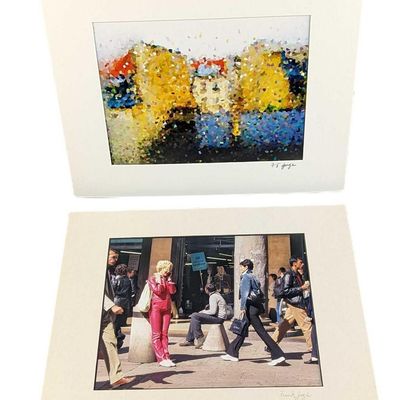Sale Photo Thumbnail #116: 2 Matted  Frank Juge Photos Colors & Store Front