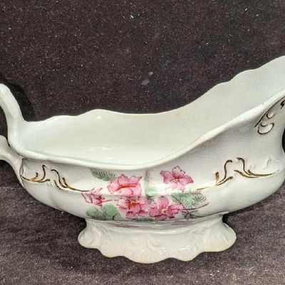 Sale Photo Thumbnail #460: Vintage National China Company Gravy Boat