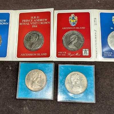 Sale Photo Thumbnail #316: 4 Queen Elizabeth II Princess Diana Tokens Coins