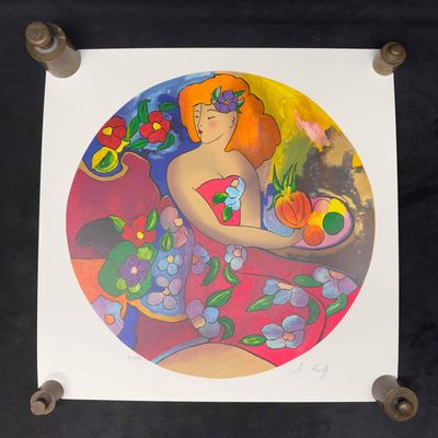 Sale Photo Thumbnail #141: Linda Le Kinff Pastourelle Serigraph PP 33/68