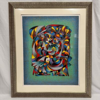 Sale Photo Thumbnail #198: Anatole Krasnyansky Serigraph Phoenix II Framed R120