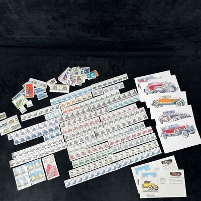 Sale Photo Thumbnail #276: Collectors Stamp US and Foreign Stamps Collection Transportation Car Themed Set