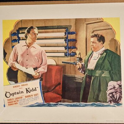 Sale Photo Thumbnail #216: Vintage Captain Kidd Pirate Reproduction Lobby Card Print
