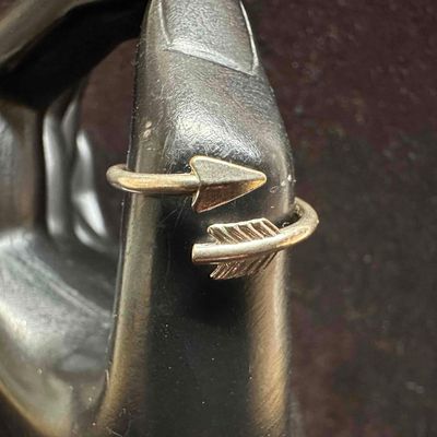 Sale Photo Thumbnail #308: Alex and Ani 925 Sterling Silver Eros Arrow Wrap Ring