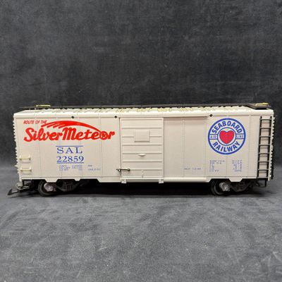 Sale Photo Thumbnail #441: LGB Seaboard Air Line Silver Meteor G Scale Boxcar