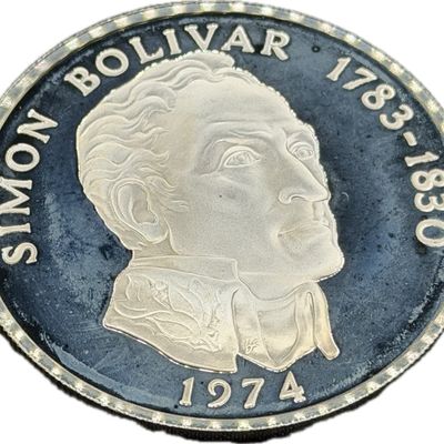 Sale Photo Thumbnail #131: 1974 Panama 20 Balboa Sterling Silver Proof Coin
