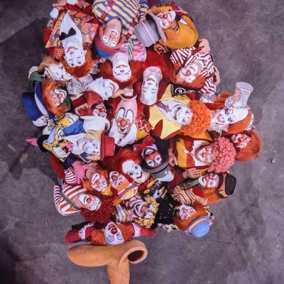 Sale Photo Thumbnail #29: Kodak Transparency 4 X 5 Group Of Clowns B