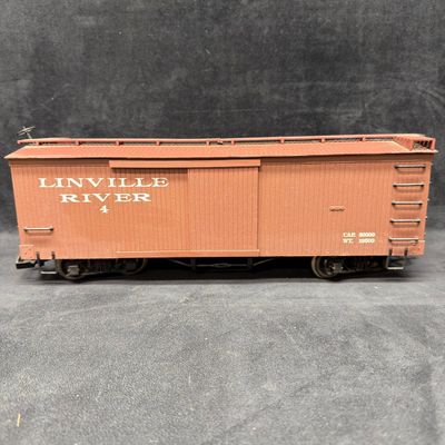 Sale Photo Thumbnail #420: Bachmann G Scale Linville River #4 Boxcar