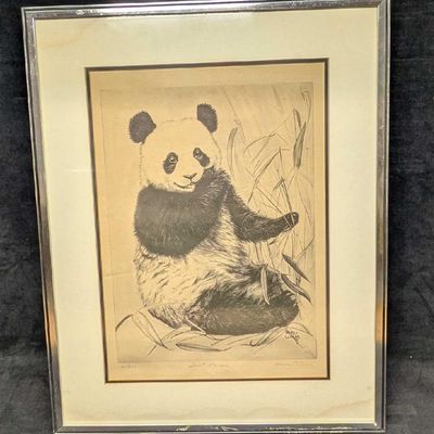 Sale Photo Thumbnail #477: Framed S&N Warren Cutler Giant Panda Print R72