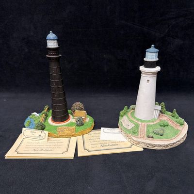 Sale Photo Thumbnail #405: Harbour Lights Texas Lighthouse Figurines Bolivar and Port Isabel Set