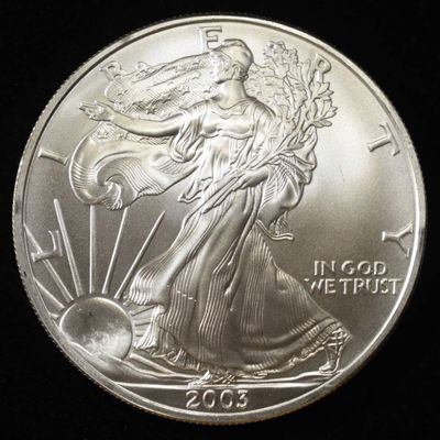 Sale Photo Thumbnail #262: 2003 AMERICAN SILVER EAGLE
