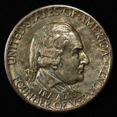 Sale Photo Thumbnail #276: 1927 50C COMMEM FOUNDER OF VERMONT