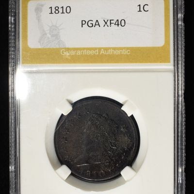 Sale Photo Thumbnail #138: 1810 CLASSIC HEAD LARGE CENT PGA XF
