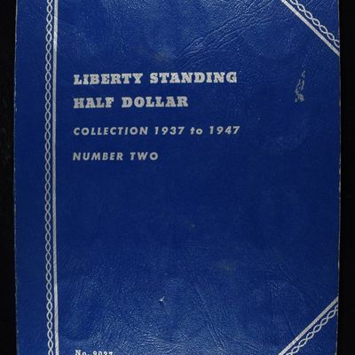 Sale Photo Thumbnail #306: 1937-1947 WALKING LIBERTY 50c WHITMAN ALBUM