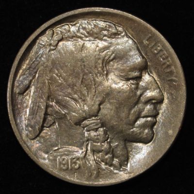 1913-D T-1 BUFFALO NICKEL CH BU