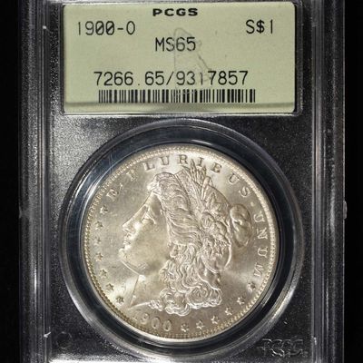 Sale Photo Thumbnail #247: 1900-O MORGAN DOLLAR PCGS MS65 OGH