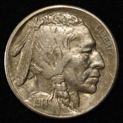 1914-S BUFFALO NICKEL CH AU