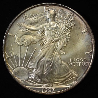 Sale Photo Thumbnail #392: 1997 AMERICAN SILVER EAGLE
