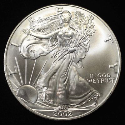 Sale Photo Thumbnail #101: 2002 AMERICAN SILVER EAGLE
