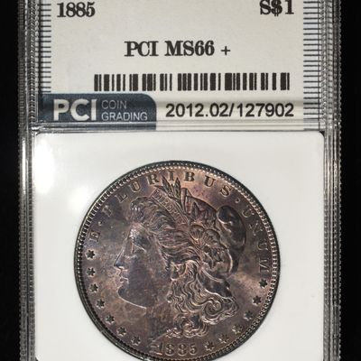 Sale Photo Thumbnail #232: 1885 MORGAN DOLLAR PCI SUPERB GEM BU