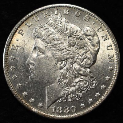 Sale Photo Thumbnail #375: 1880-O MORGAN DOLLAR AU/BU