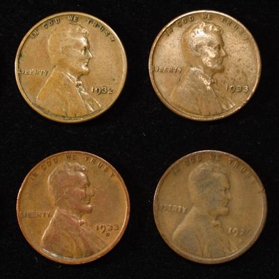 Sale Photo Thumbnail #159: 8 NICE EARLY SEMIKEY WHEAT CENTS