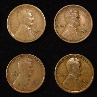 Sale Photo Thumbnail #156: 8 NICE EARLY SEMIKEY WHEAT CENTS