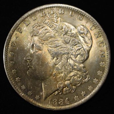 1884-O MORGAN DOLLAR CH BU