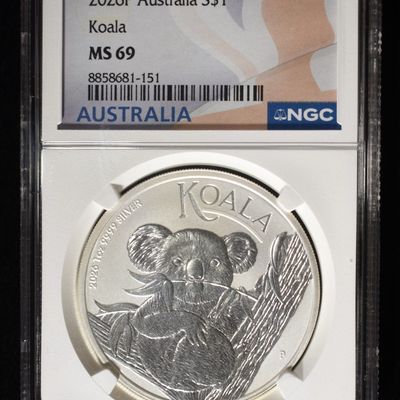 Sale Photo Thumbnail #426: 2026-P AUSTRALIA SILVER KOALA NGC MS-69