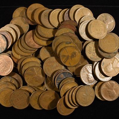 Sale Photo Thumbnail #114: (93) WHEAT CENTS FROM THE 20'S